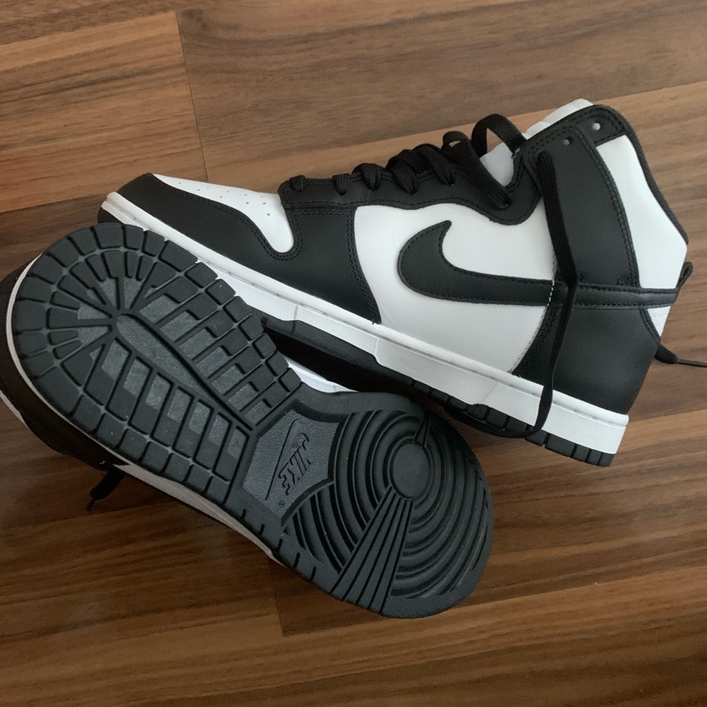 Brand New Nike Dunk Hi Retro White/Black - Size 10 Men's